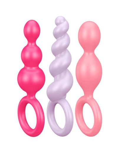 satisfyer booty call plugs are made of body safe silicone 